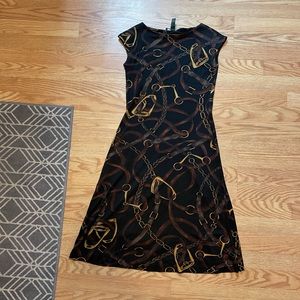 Lauren Ralph Lauren equestrian sheath dress XS